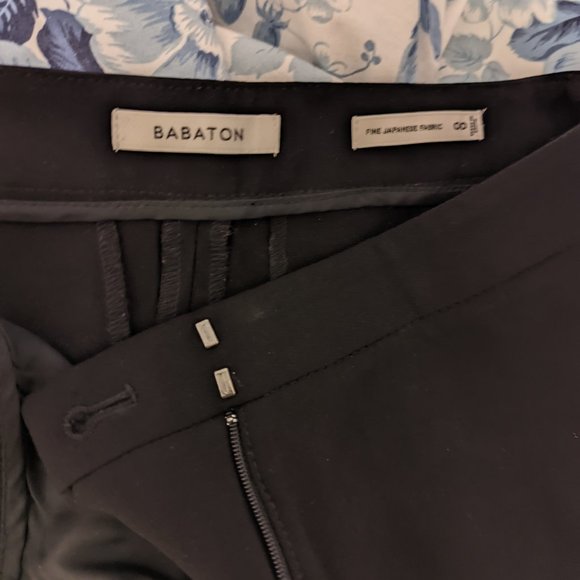 Babaton Black High Waisted Wide-leg trousers 00 - Picture 4 of 4